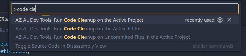 AZ AL Dev Tools/AL Code Outline